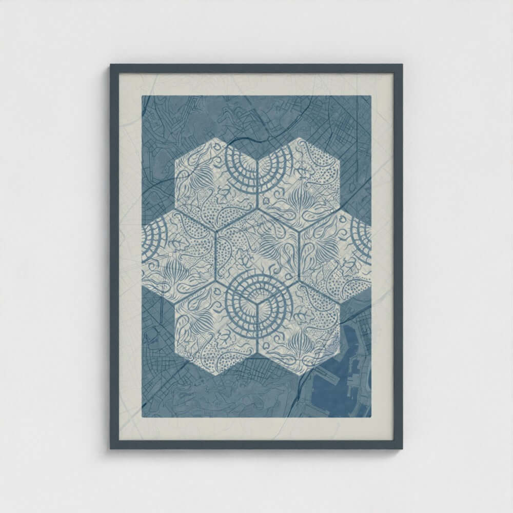 Siete piezas del panot Gaudí