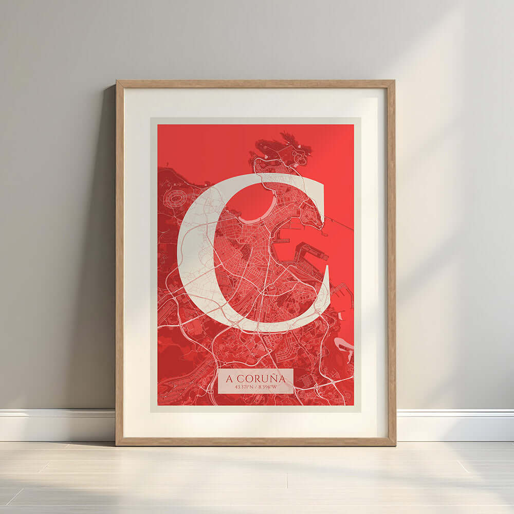 Lámina artística de A Coruña – "La Clásica"