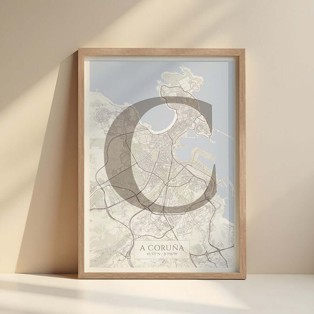 Lámina artística de A Coruña – "La Clásica"