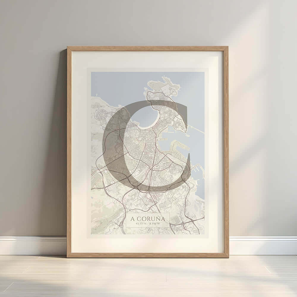 Lámina artística de A Coruña – "La Clásica"