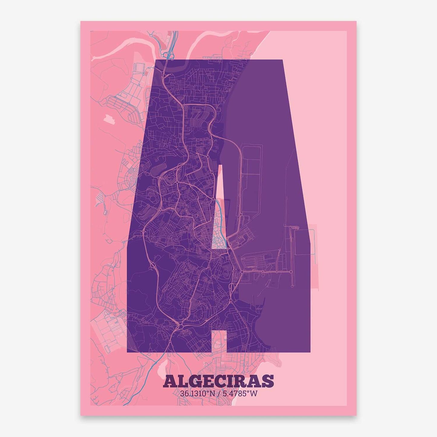 Lámina decorativa de Algeciras – "La Súper Bold"