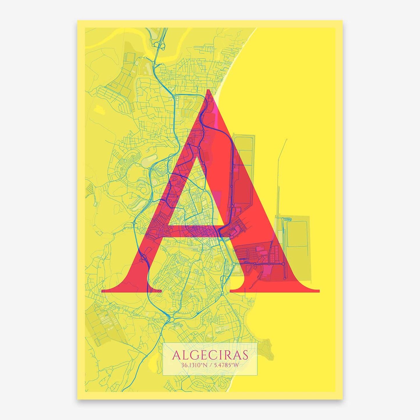 Lámina artística de Algeciras – "La Clásica"