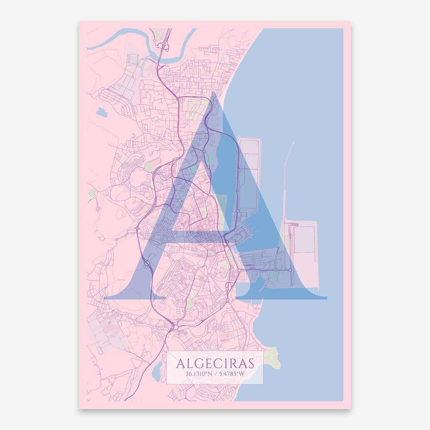 Lámina artística de Algeciras – "La Clásica"