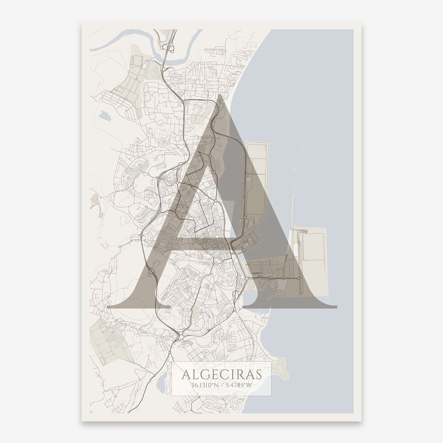 Lámina artística de Algeciras – "La Clásica"