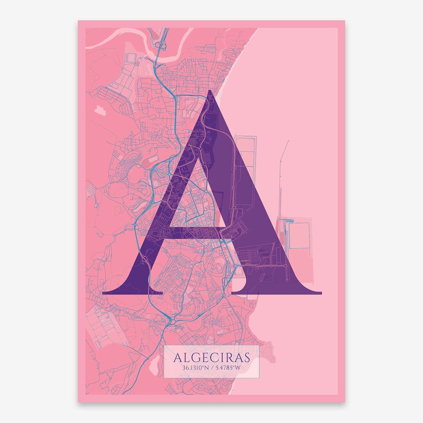 Lámina artística de Algeciras – "La Clásica"