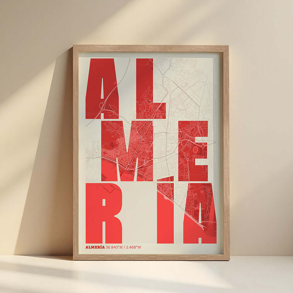 Mapa artístico de Almería – "Cada Letra a su Aire"