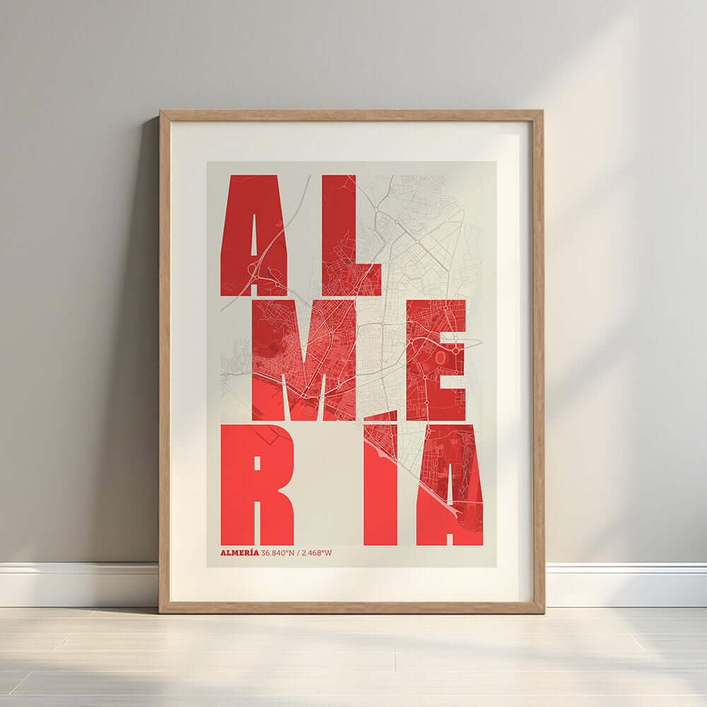 Mapa artístico de Almería – "Cada Letra a su Aire"