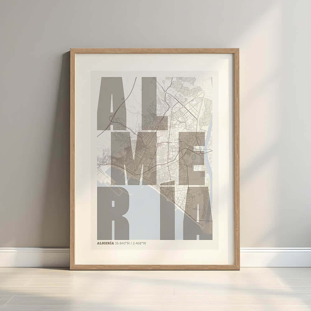 Mapa artístico de Almería – "Cada Letra a su Aire"
