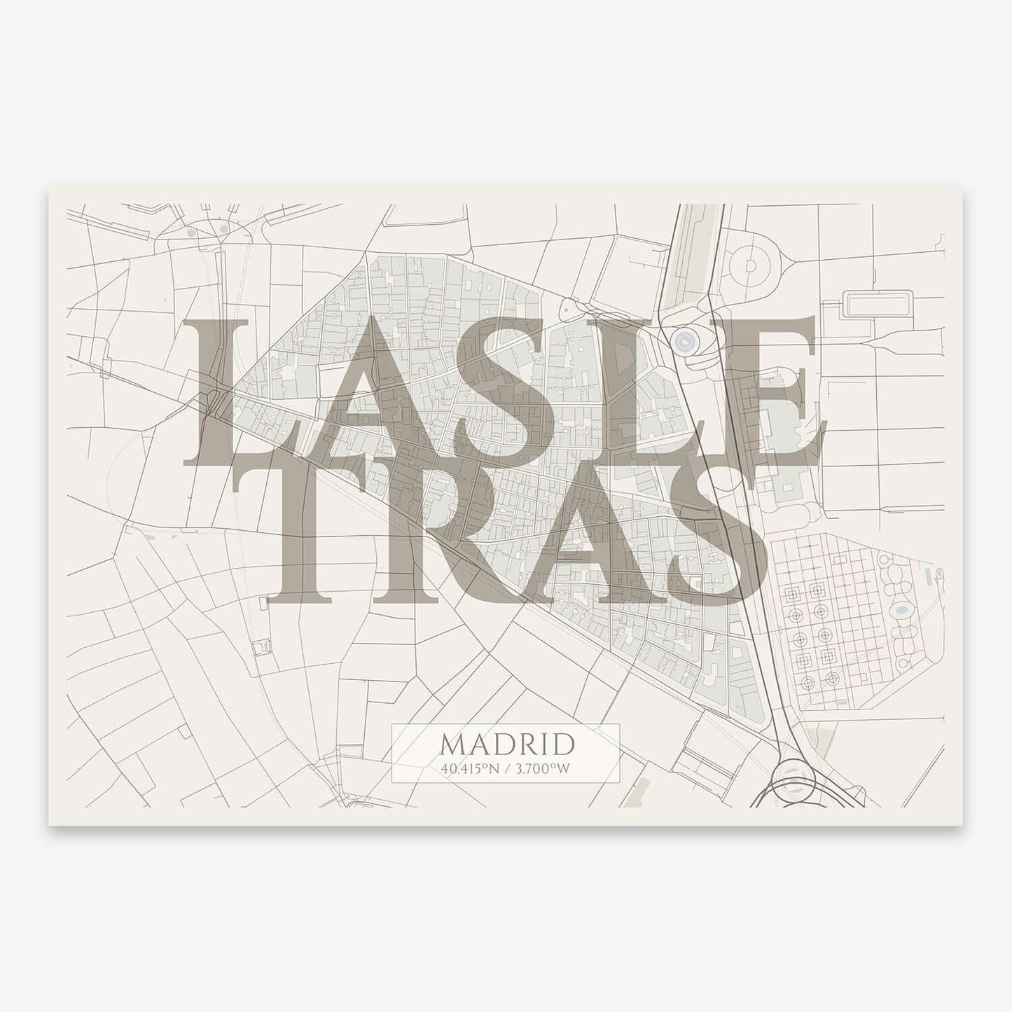Las Letras Print 6, Madrid