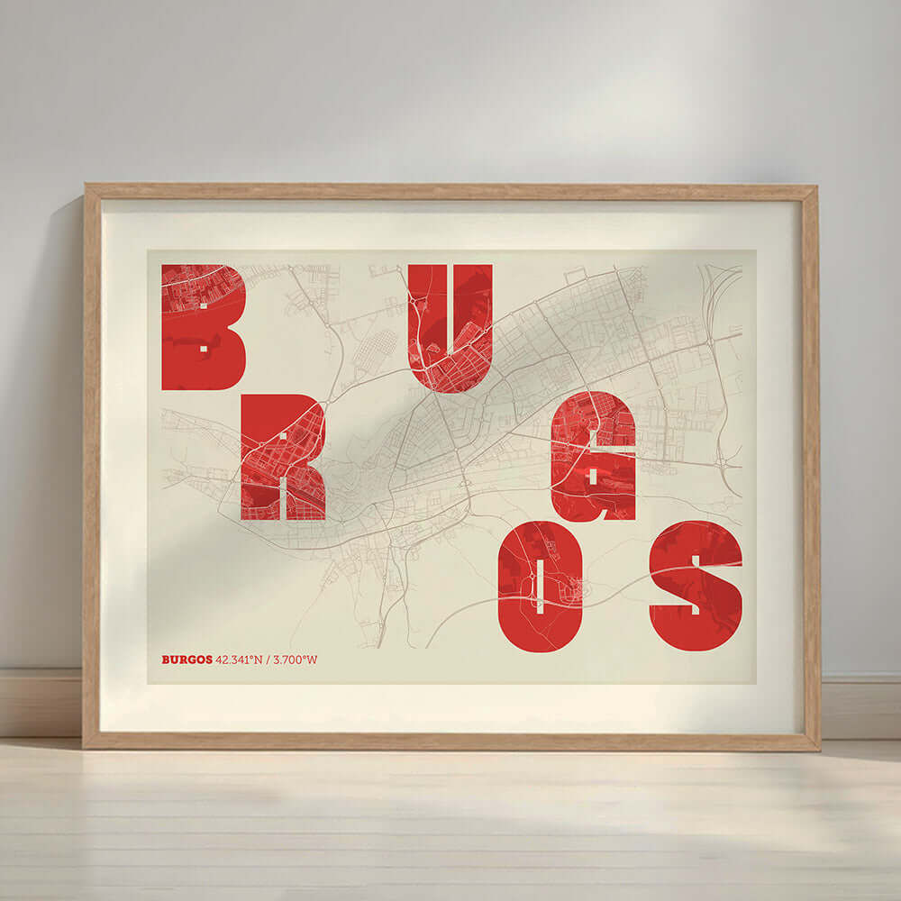 Mapa artístico de Burgos – "Cada Letra a su Aire"