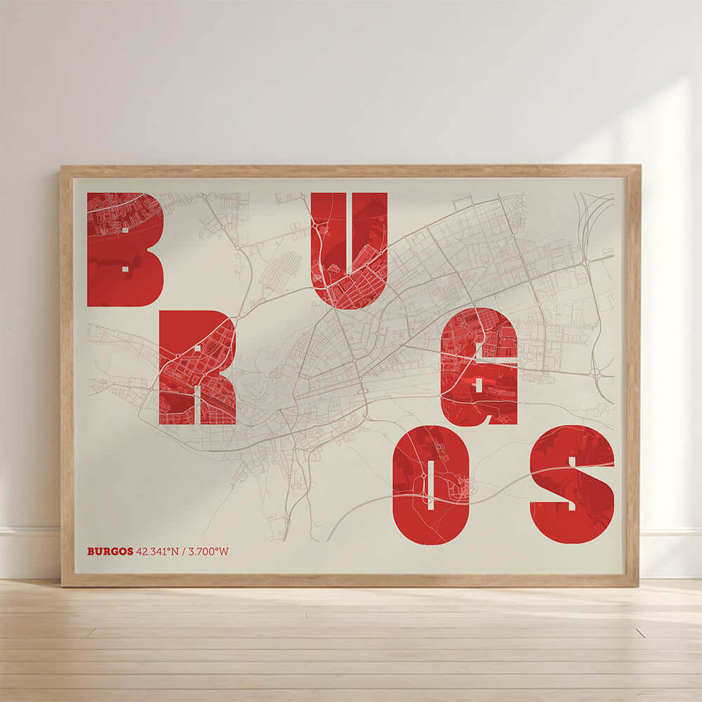 Mapa artístico de Burgos – "Cada Letra a su Aire"