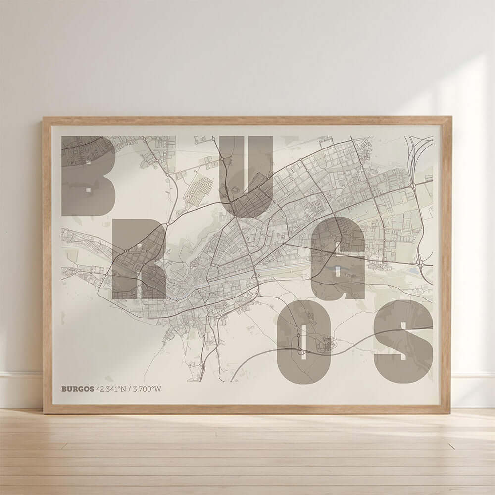 Mapa artístico de Burgos – "Cada Letra a su Aire"