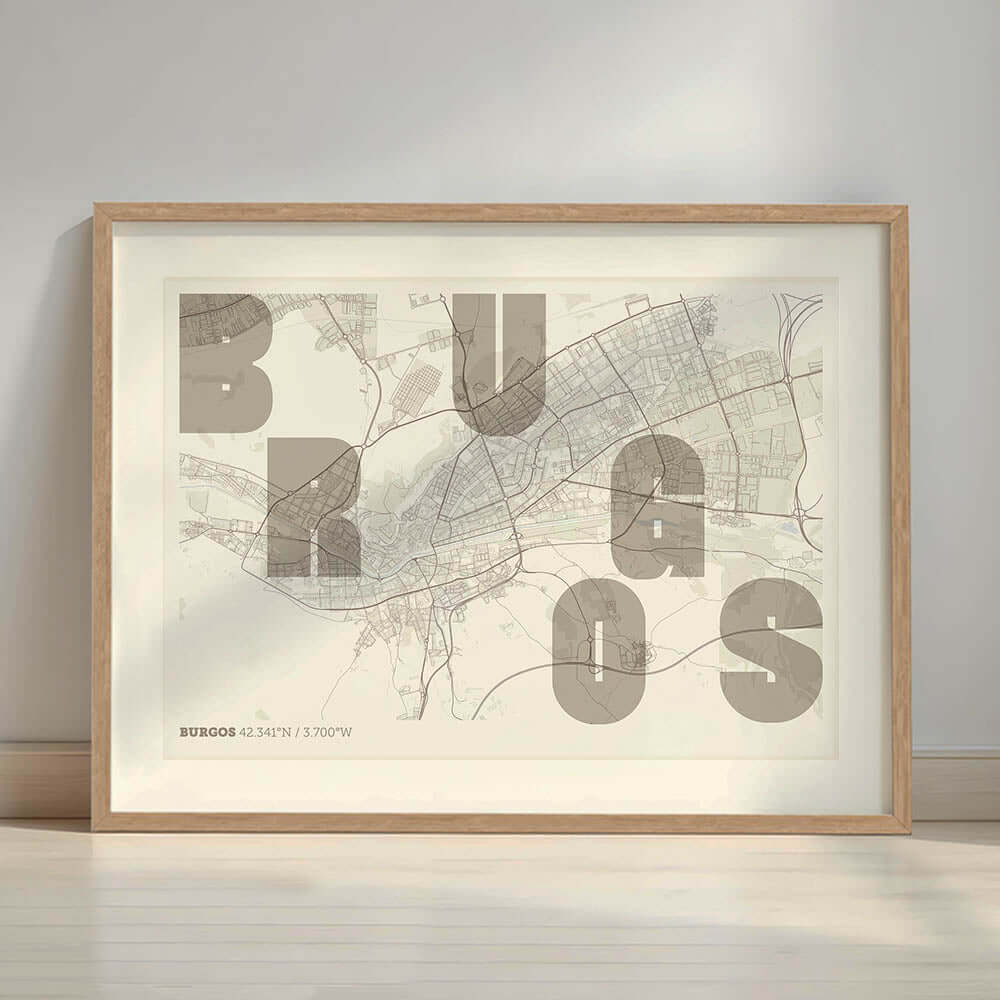 Mapa artístico de Burgos – "Cada Letra a su Aire"