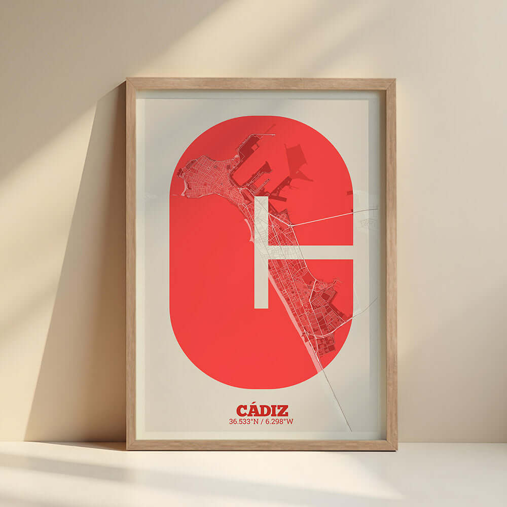 Lámina decorativa de Cádiz – "La Súper Bold"