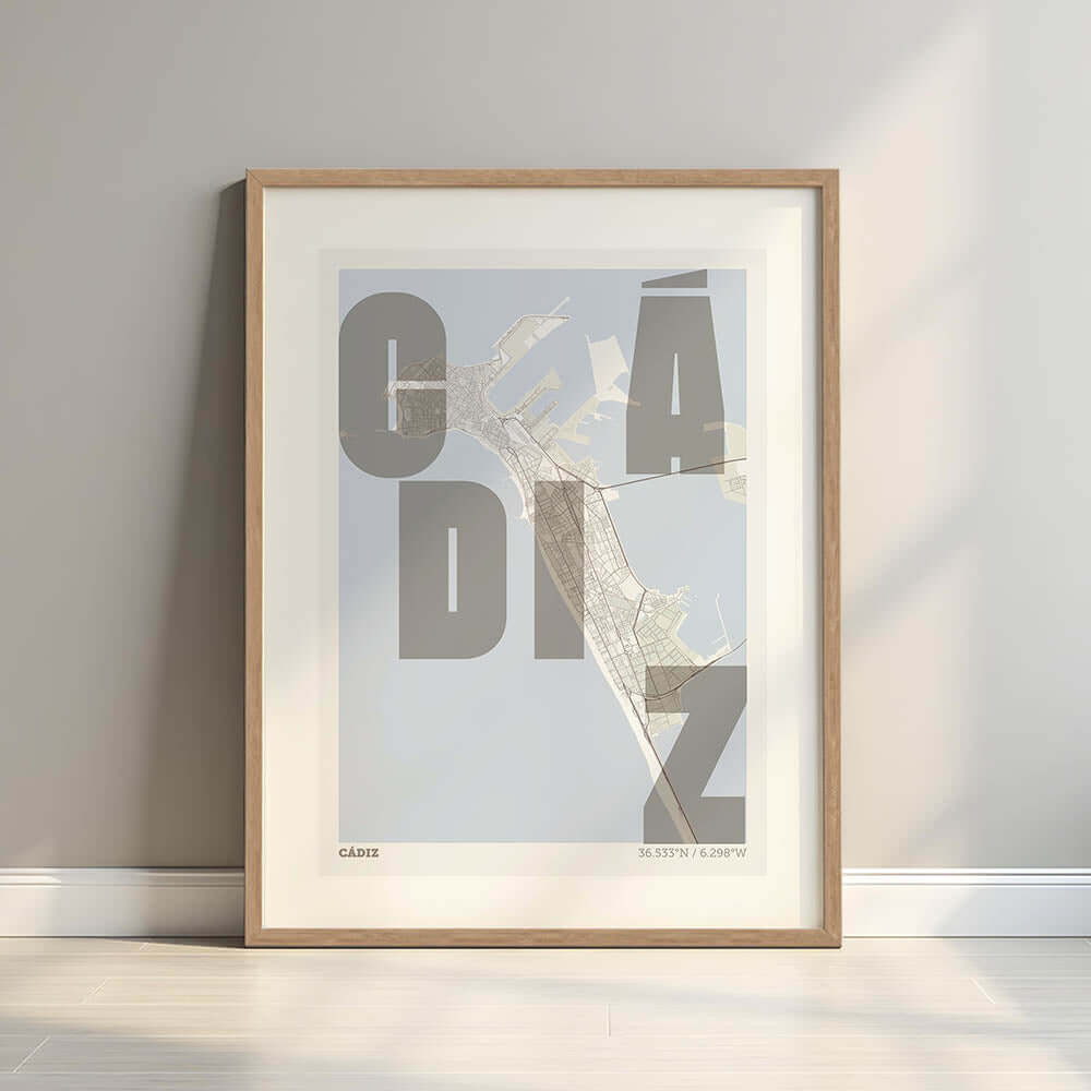 Mapa artístico de Cádiz – "Cada Letra a su Aire"
