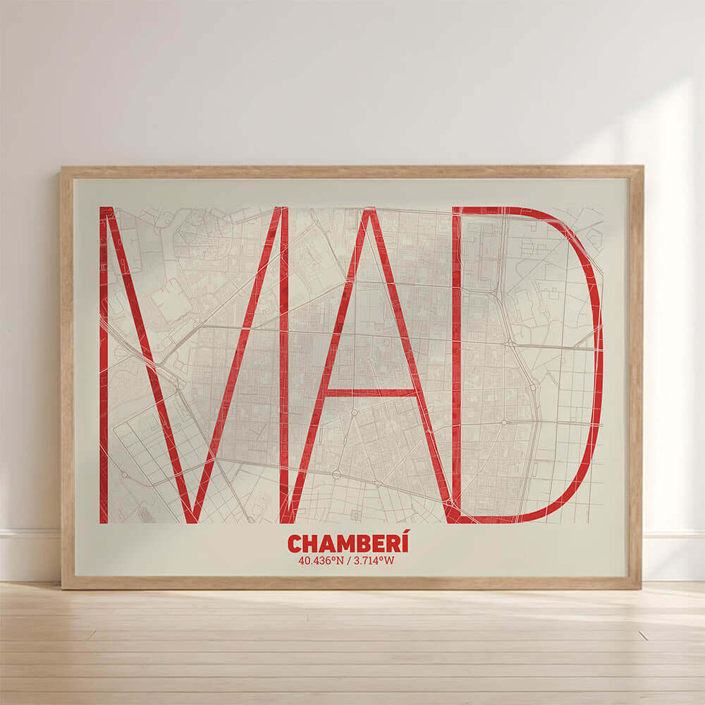 Póster de Chamberí, Madrid – "La Ultrafina"
