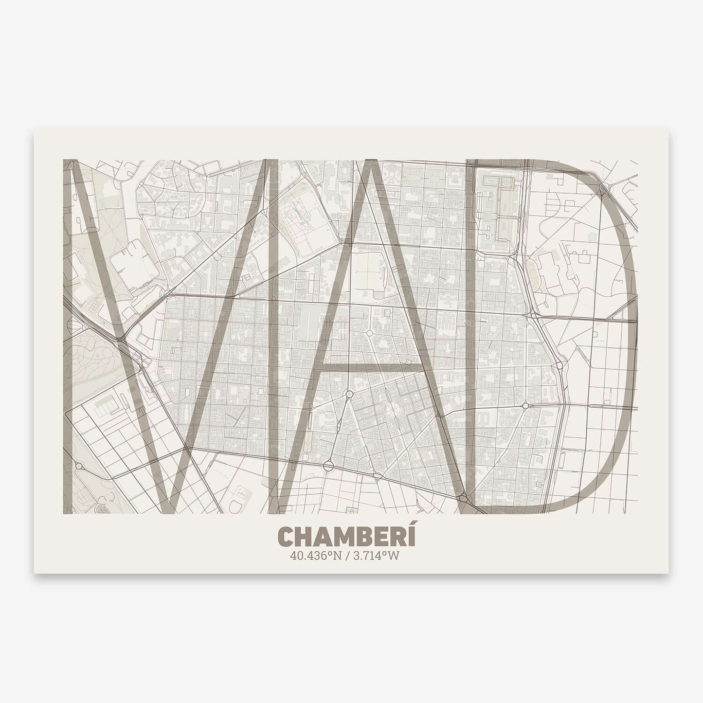 Póster de Chamberí, Madrid – "La Ultrafina"