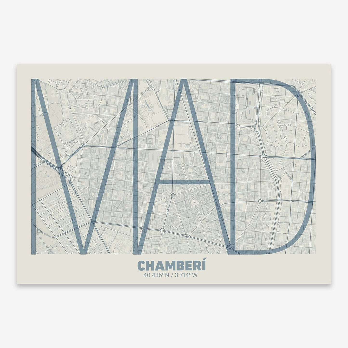 Póster de Chamberí, Madrid – "La Ultrafina"