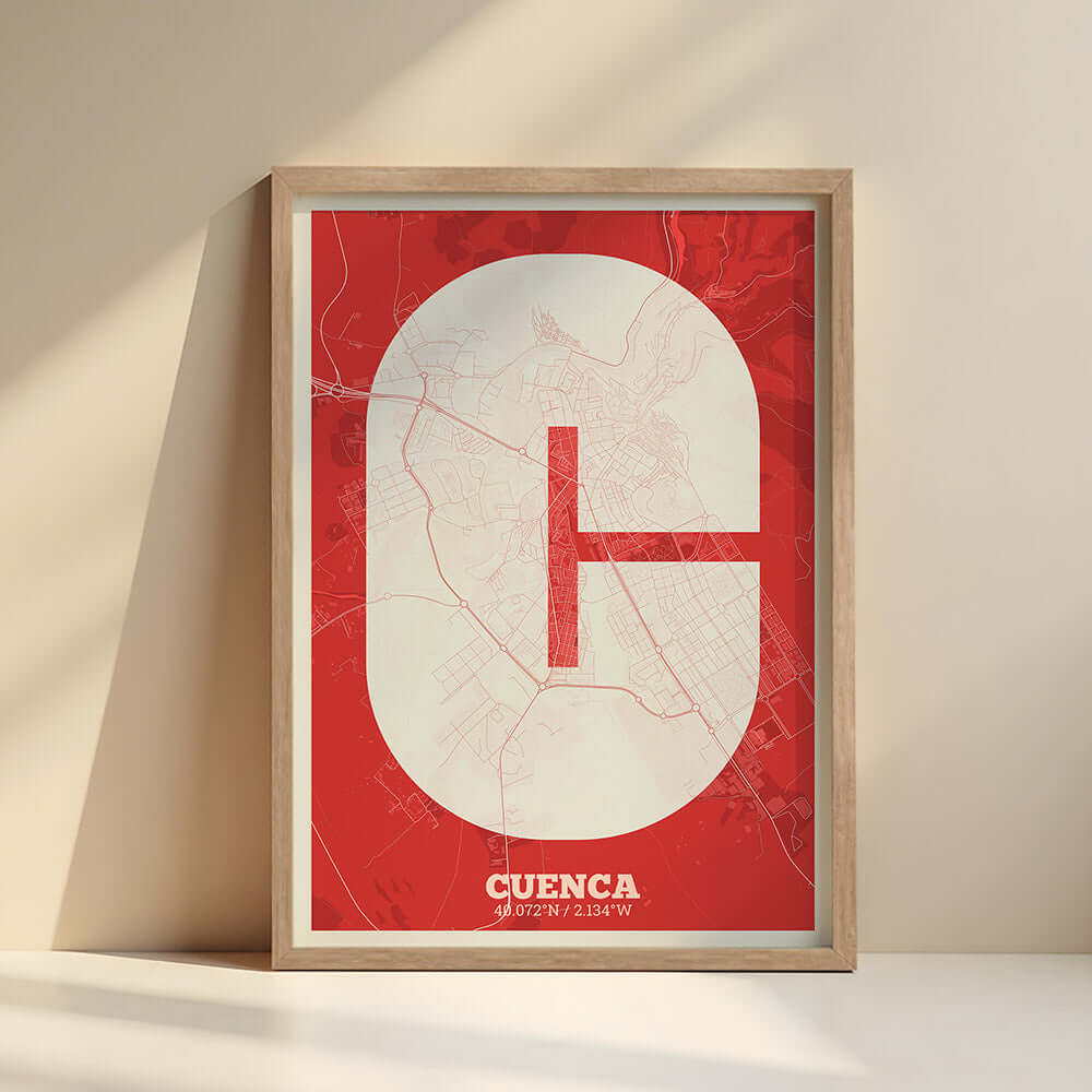 Lámina decorativa de Cuenca – "La Súper Bold"