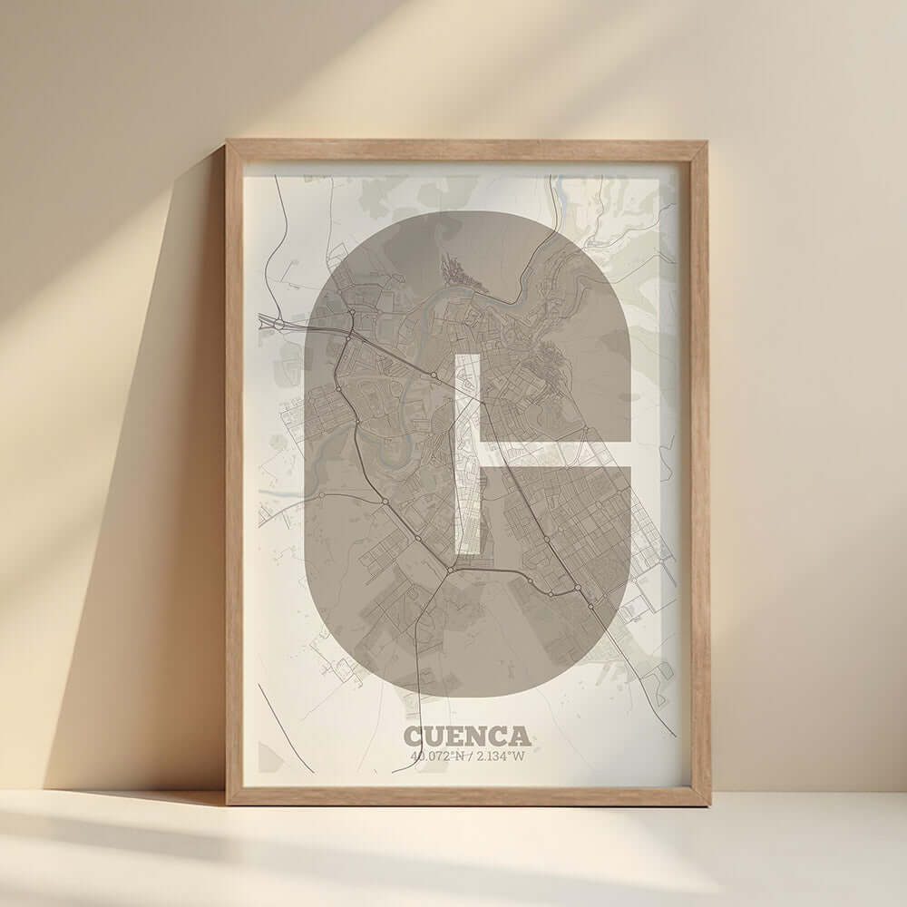 Lámina decorativa de Cuenca – "La Súper Bold"