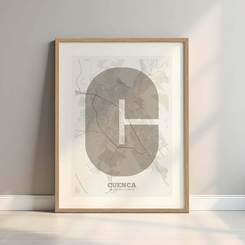 Lámina decorativa de Cuenca – "La Súper Bold"