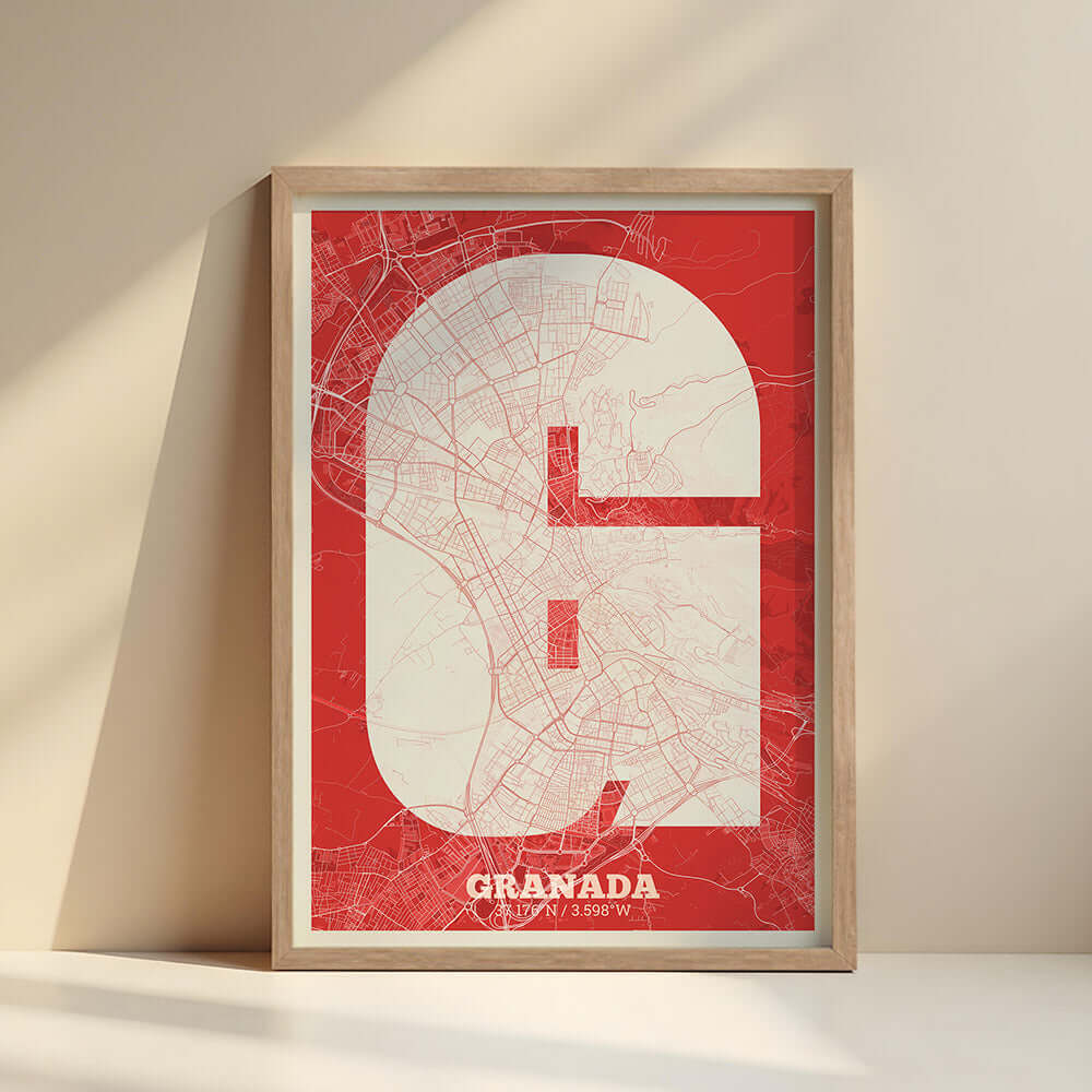 Lámina decorativa de Granada – "La Súper Bold"