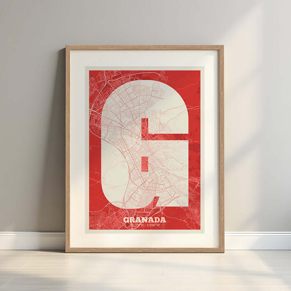 Lámina decorativa de Granada – "La Súper Bold"