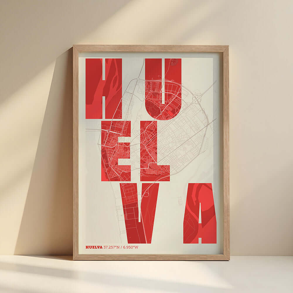 Mapa artístico de Huelva – "Cada Letra a su Aire"