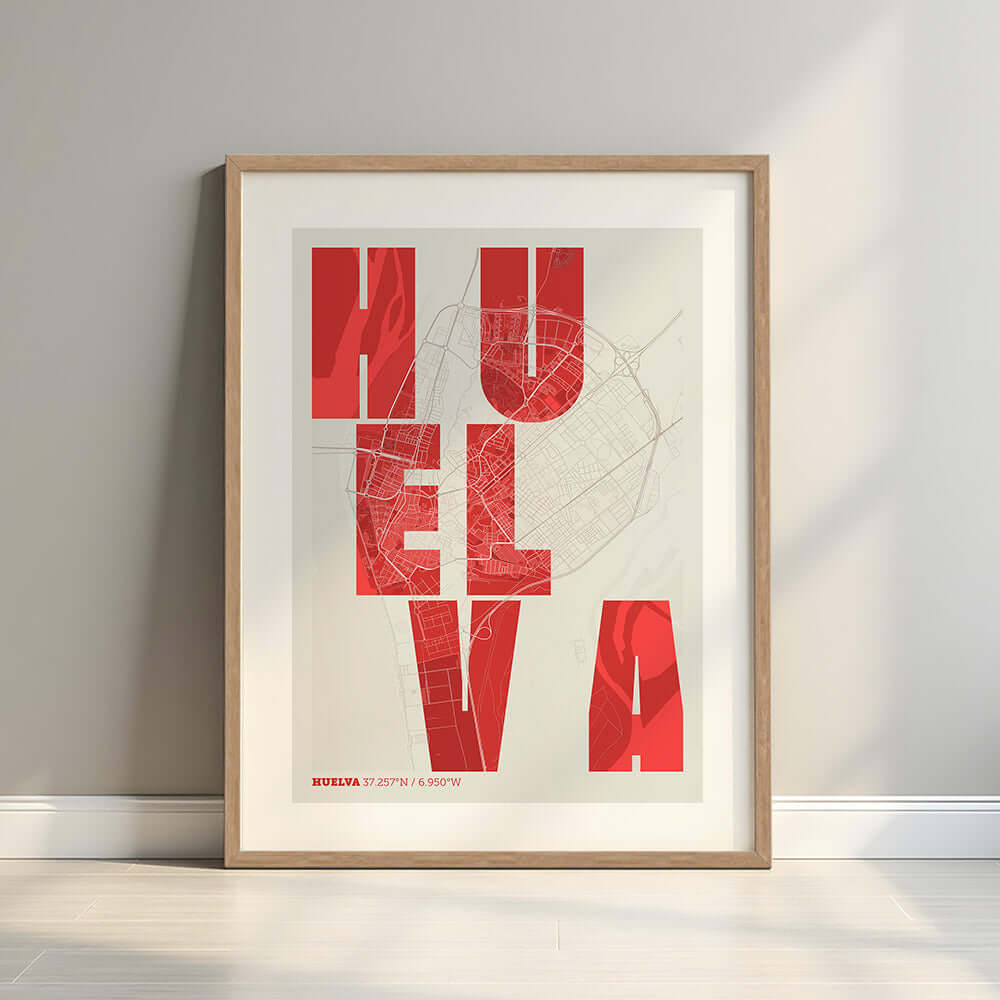 Mapa artístico de Huelva – "Cada Letra a su Aire"