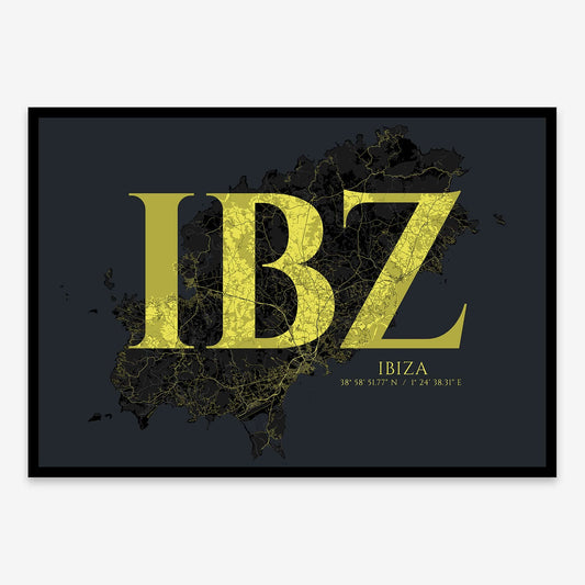 Elegant Ibiza Print – Minimalist and Sophisticated Poster