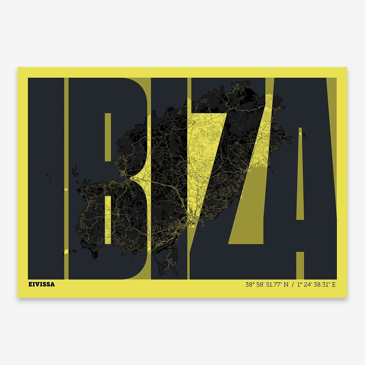 Recuerdo gráfico de Ibiza – "Las Extra Comprimidas"