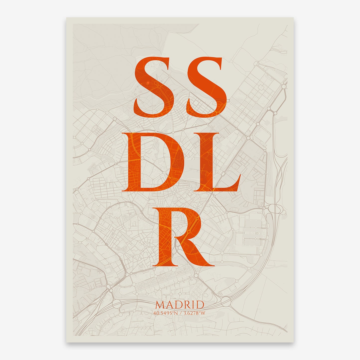 Sanse, Madrid. Map V06