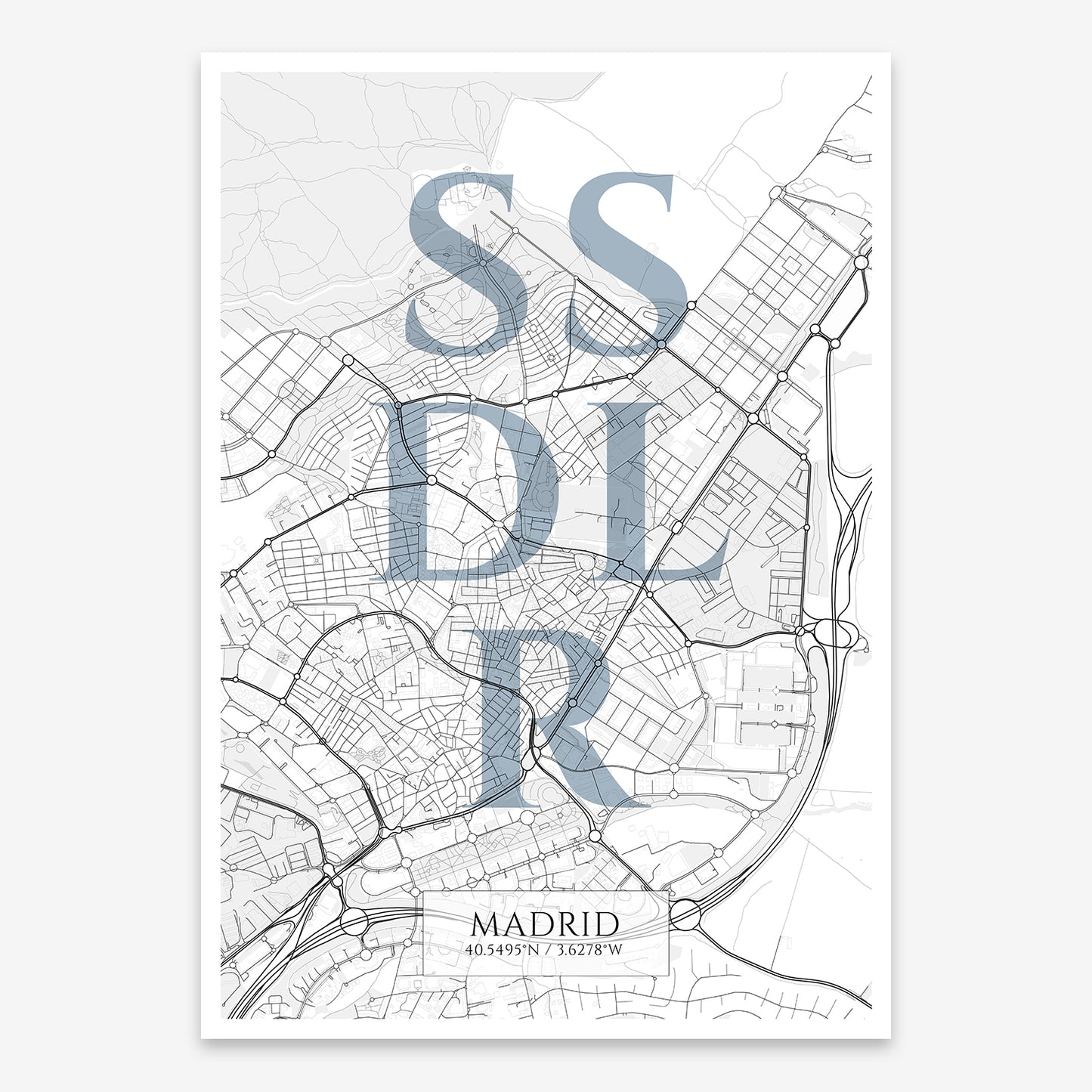 Sanse, Madrid. Map V06