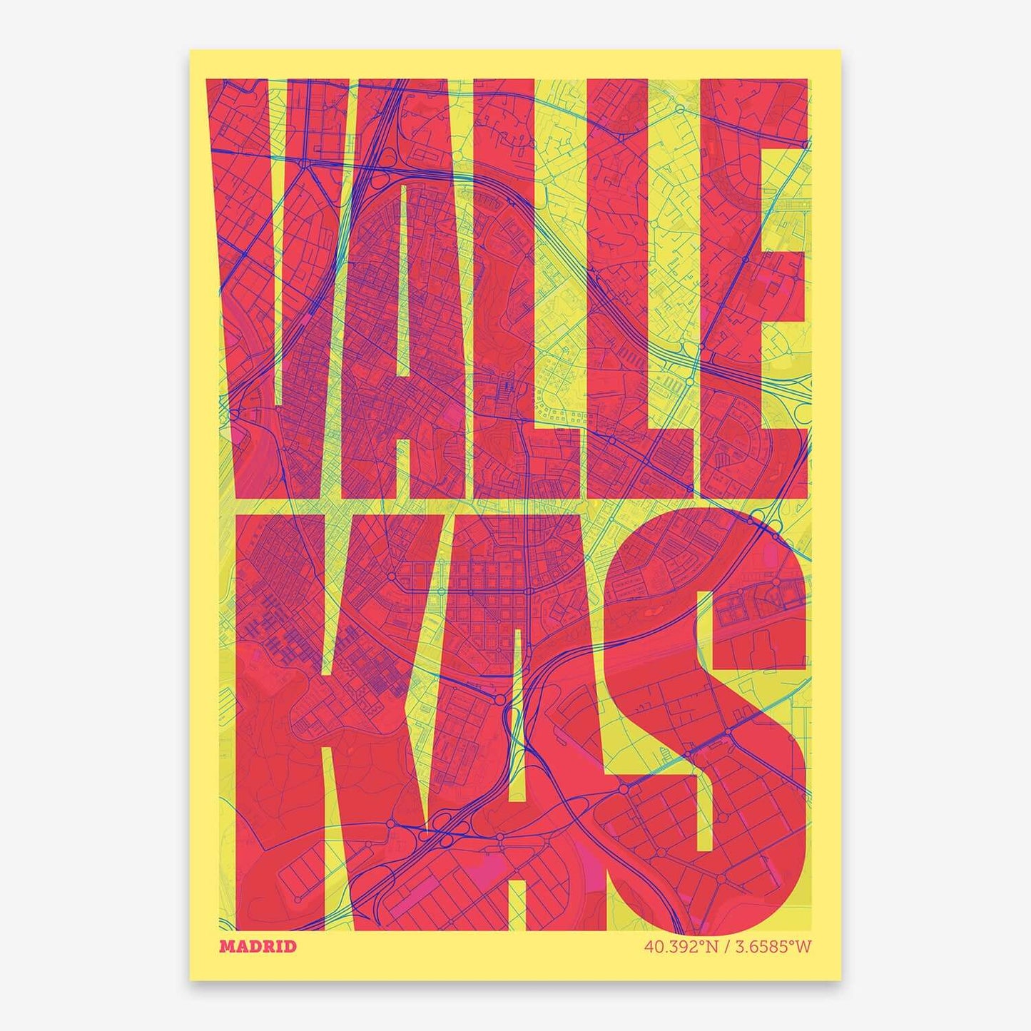 Recuerdo gráfico de Vallecas, Madrid – "Las Extra Comprimidas"
