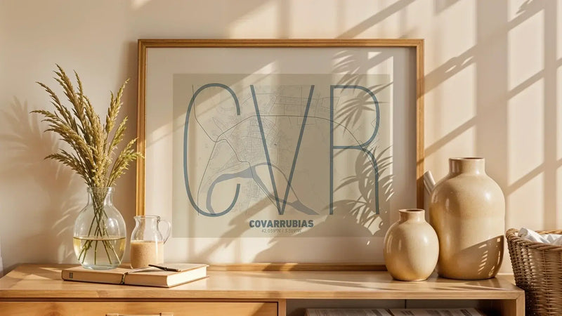 A decorative print for the family summer home.