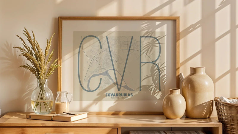 A decorative print for the family summer home.