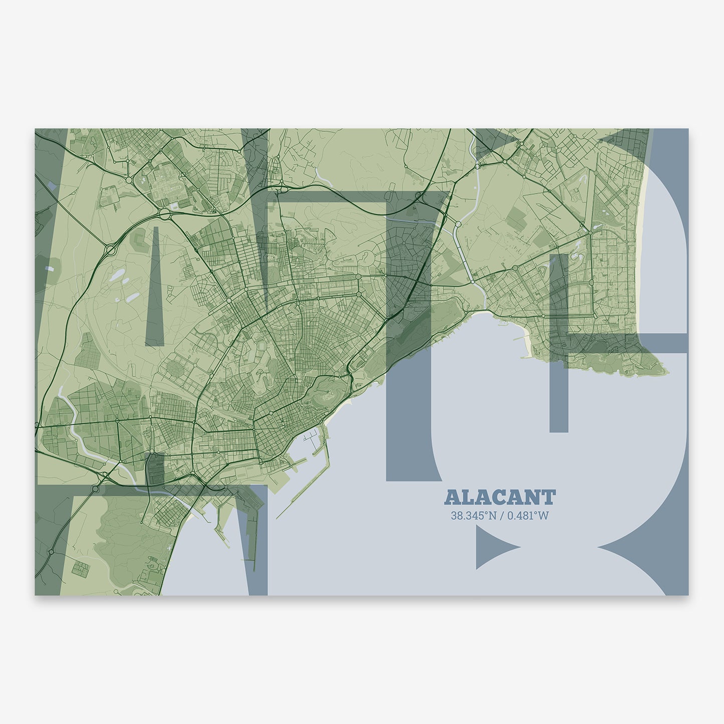 Alacant Map V03 Kyoto / No Frame / No