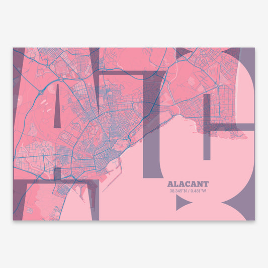 Alacant Map V03 Tuscan / No Frame / No