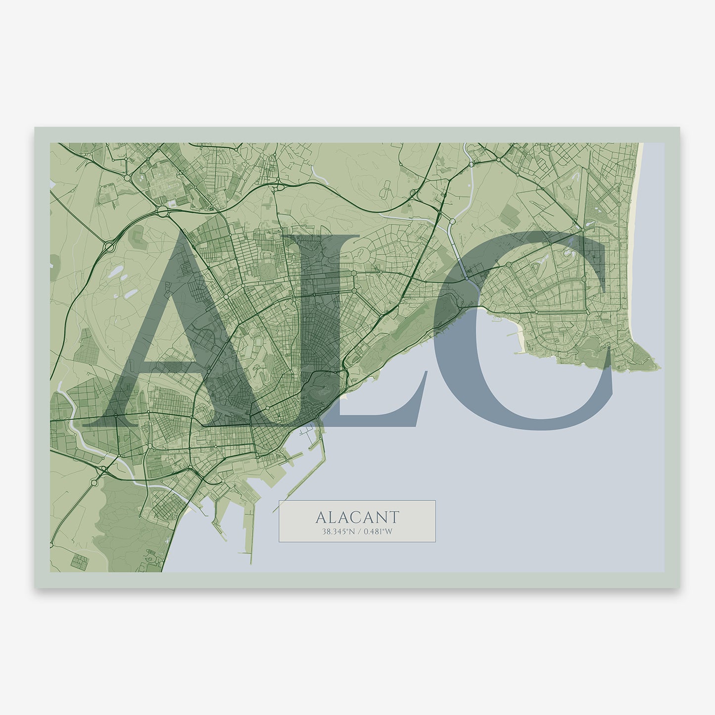 Alacant Map V06 Kyoto / No Frame / No