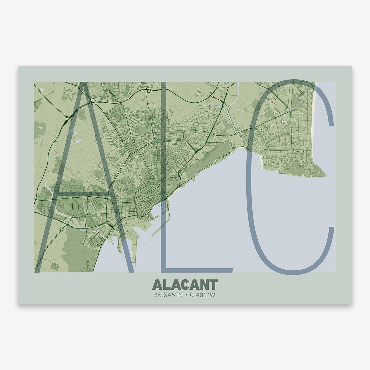 Alacant Map V07 Kyoto / No Frame / No