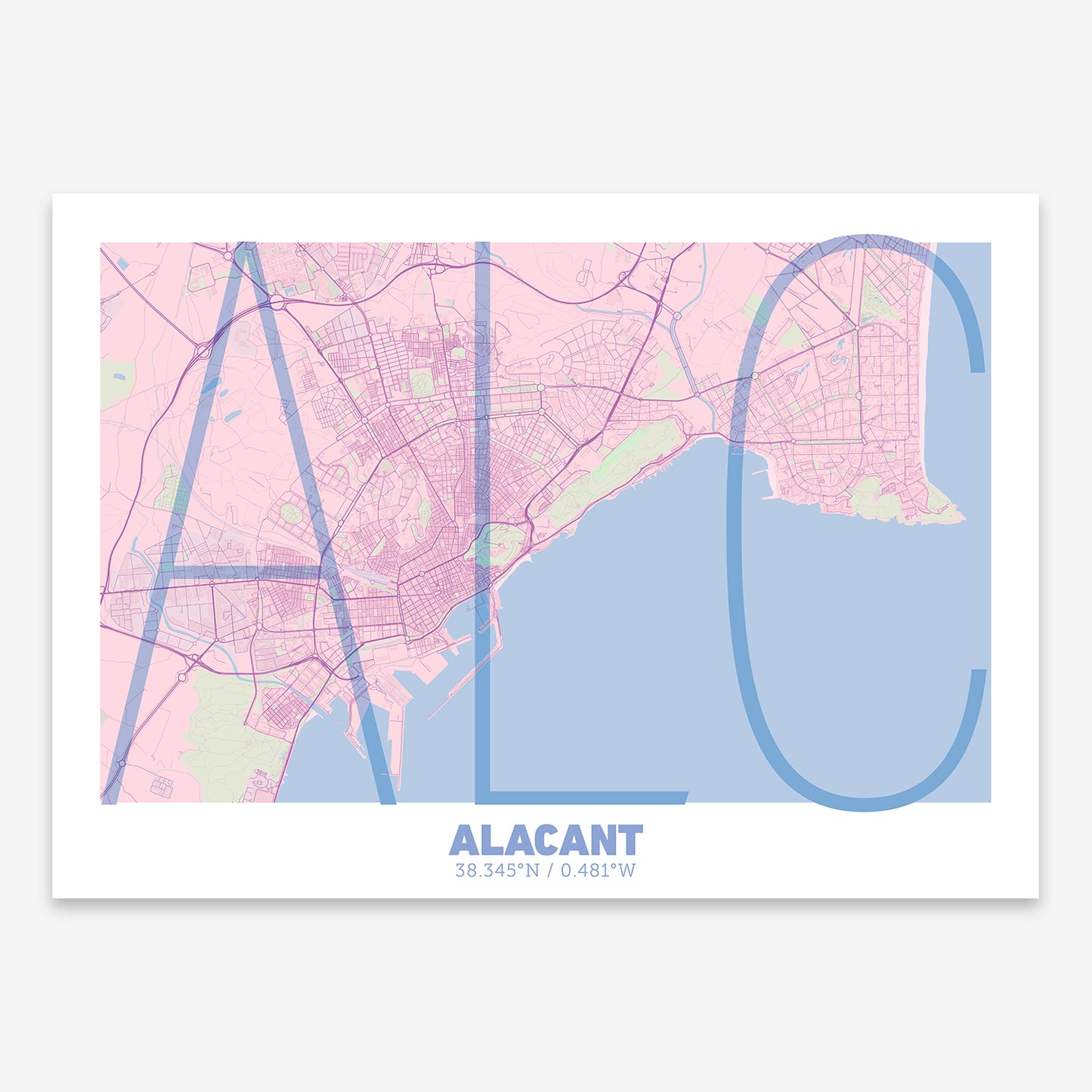 Alacant Map V07 Nursery / No Frame / No