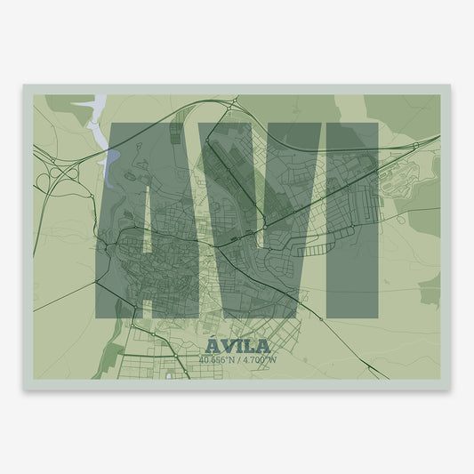 Avila Map V02 Kyoto / No Frame / No