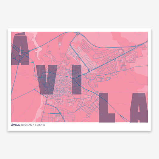 Avila Map V08 Tuscan / Frame / Yes