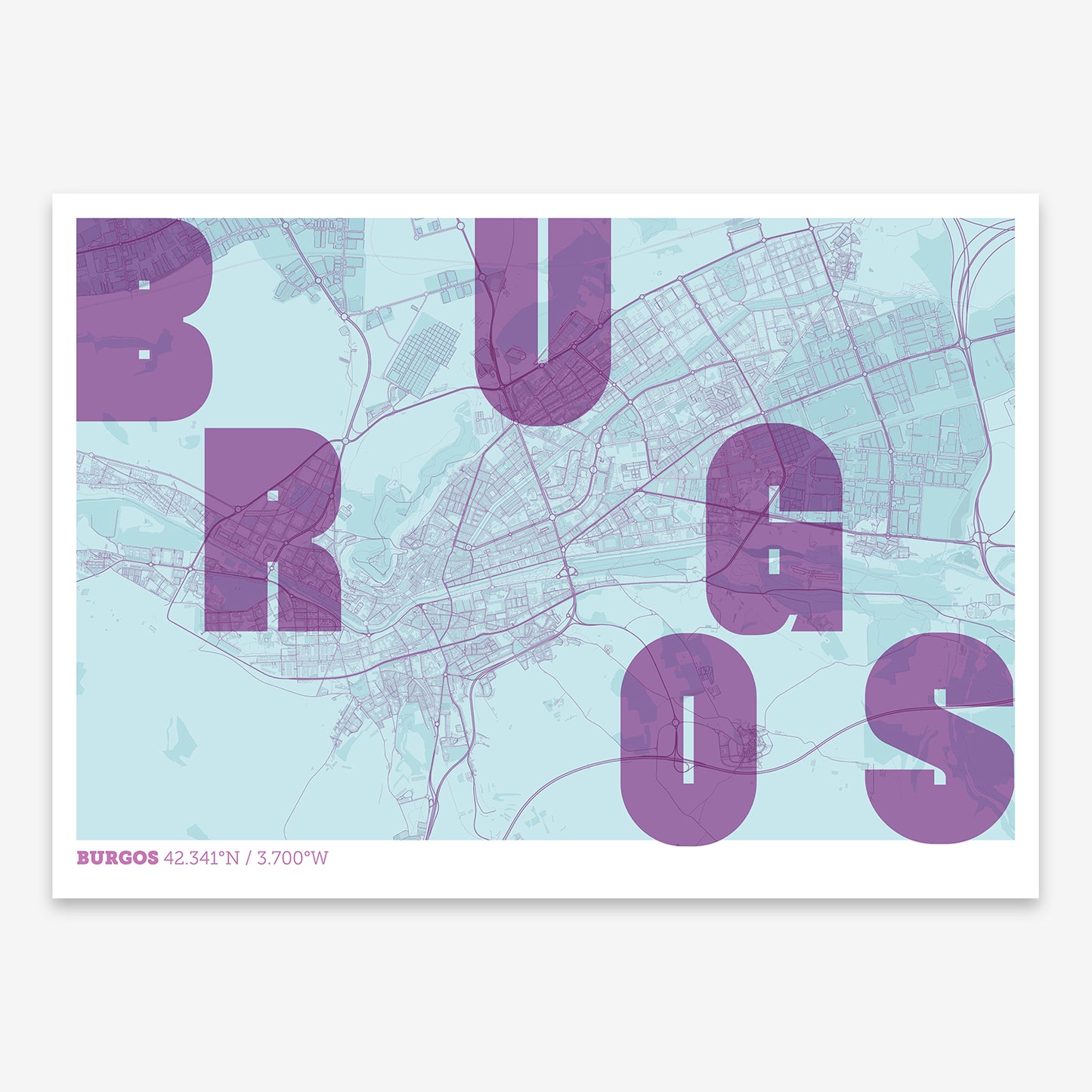 Burgos Map V08 Shabby / No Frame / No