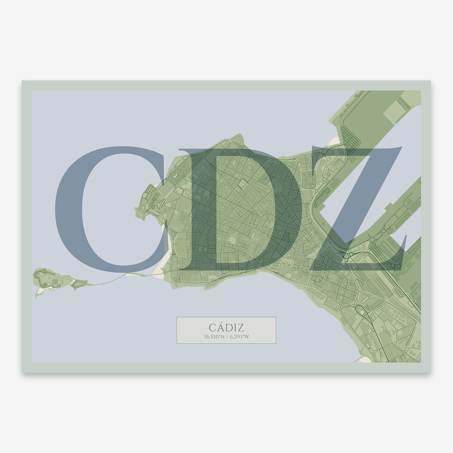 Cadiz Downtown Map V06 Kyoto / Frame / Yes