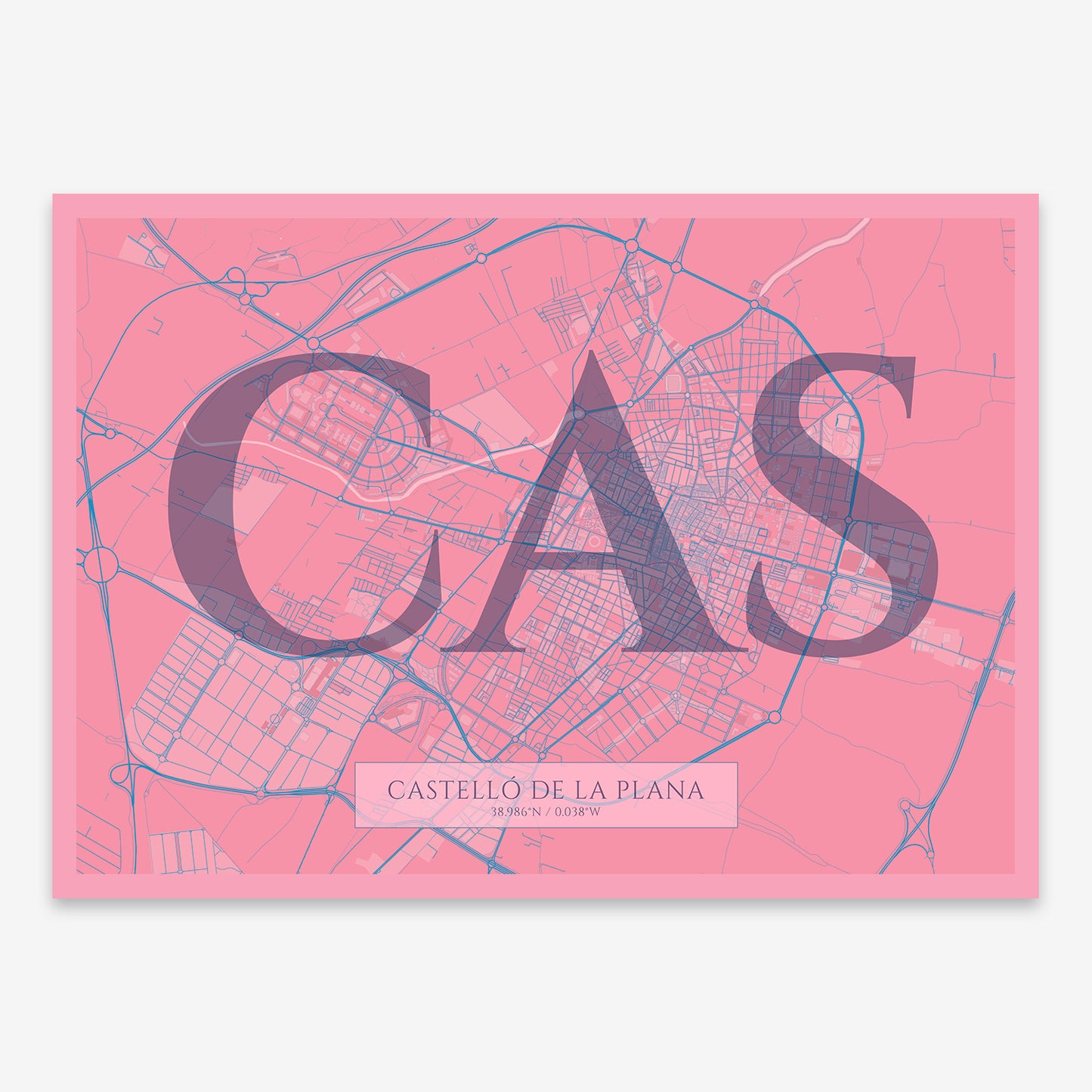 Castellon Map V06 Tuscan / No Frame / No