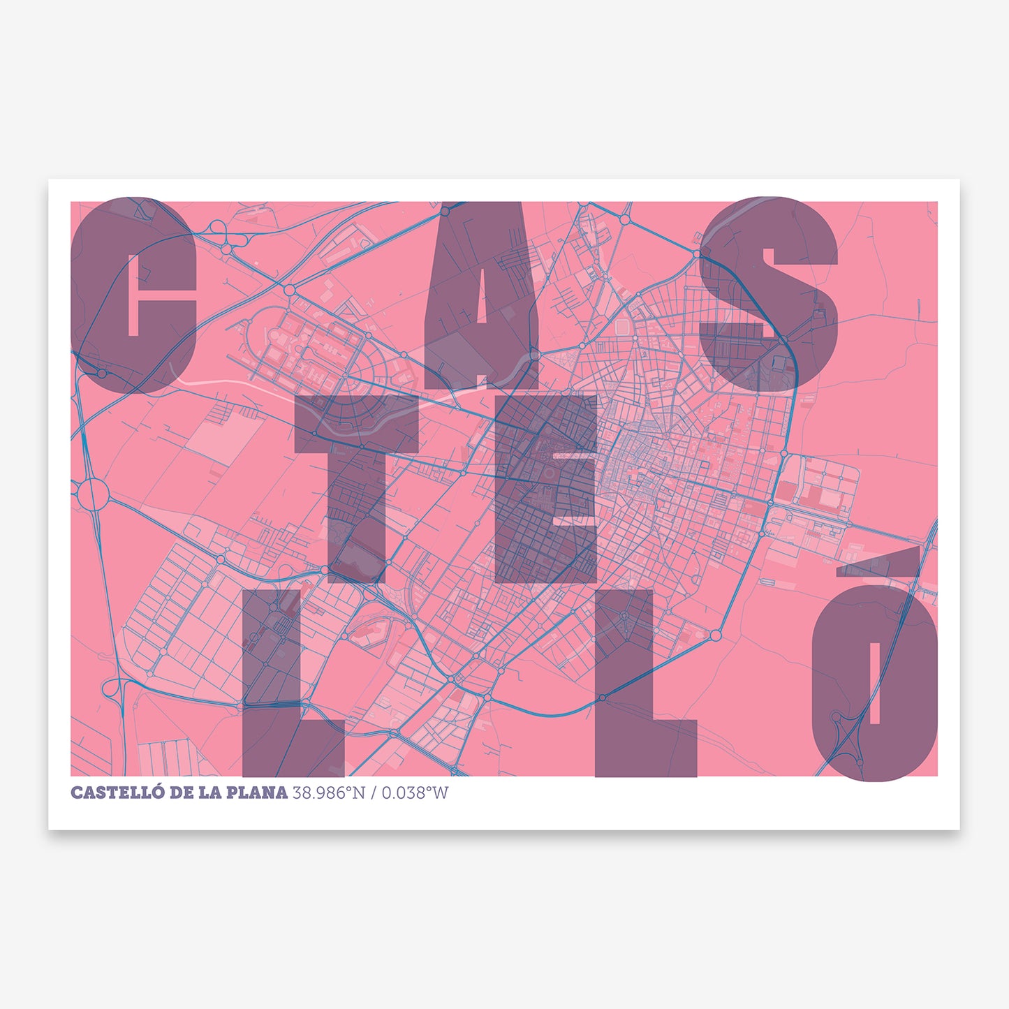 Castellon Map V08 Tuscan / No Frame / No