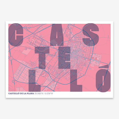 Castellon Map V08 Tuscan / Frame / No