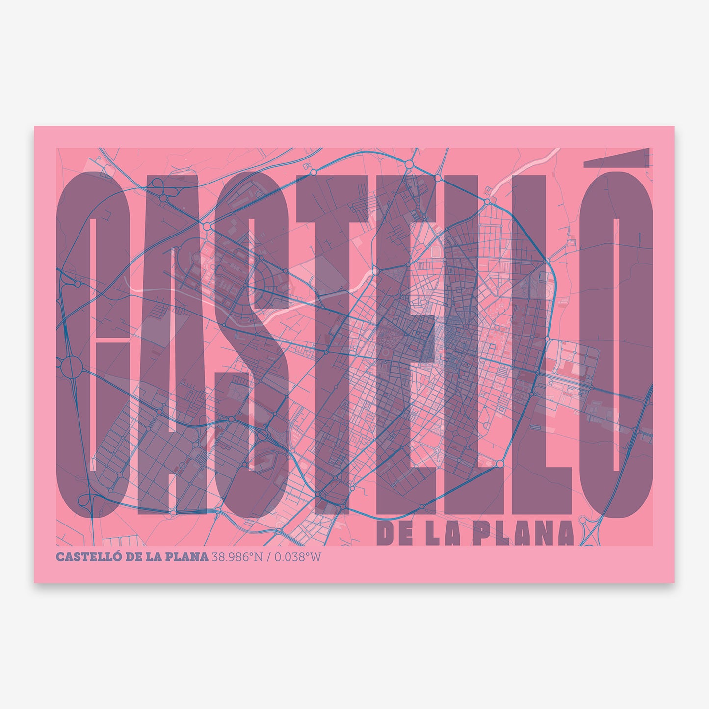 Castellon Map V09 Tuscan / No Frame / Yes