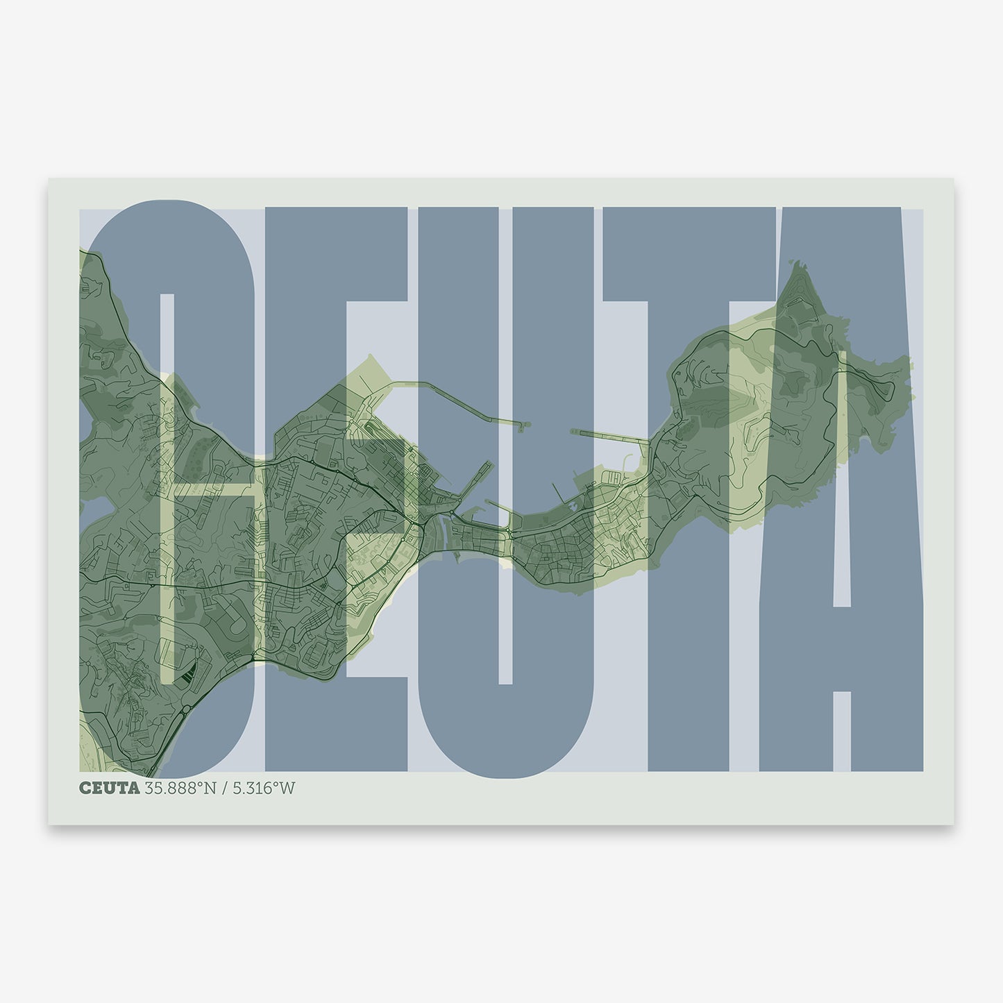 Ceuta Map V09 Kyoto / Frame / No